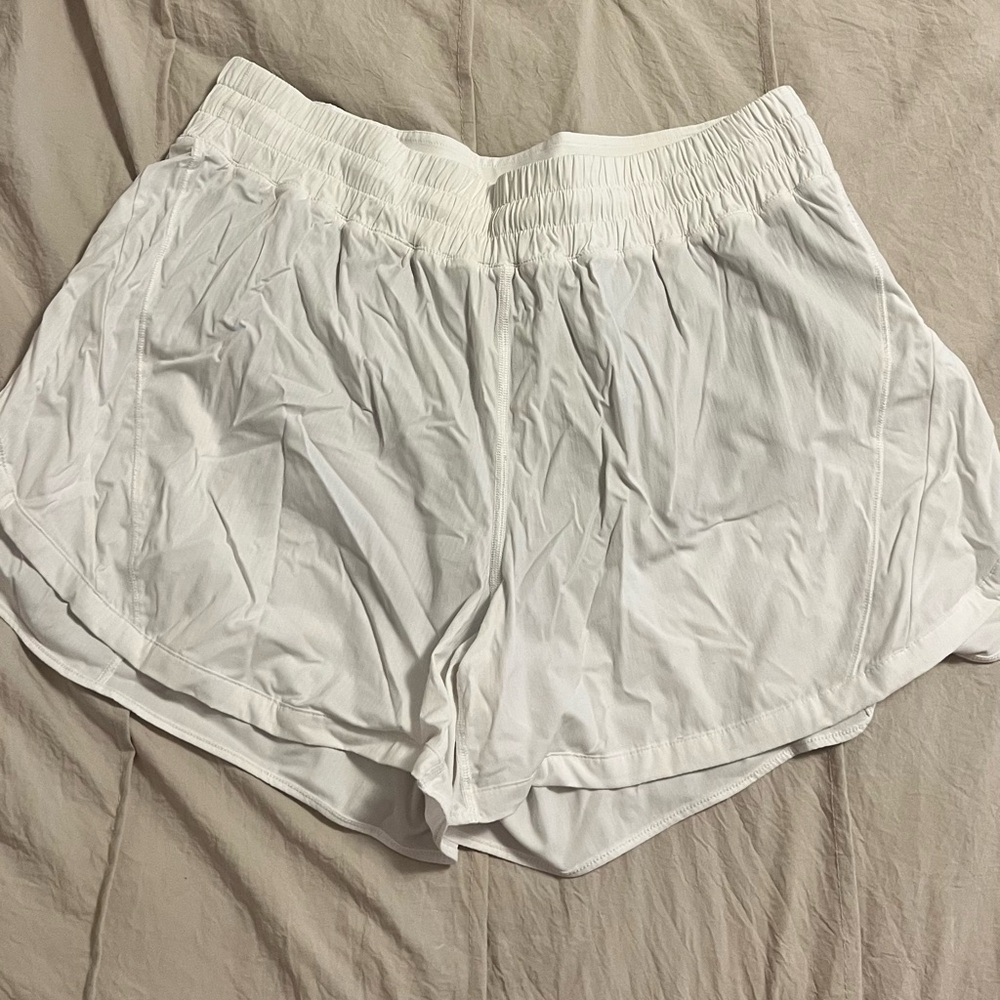 Lululemon track that high rise lined shorts 5”